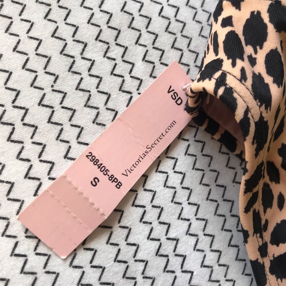NWT Victoria’s Secret Leopard Print Swim Suit Bottoms: Size S - Picture 4 of 6